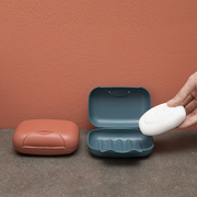 直供塑料带锁扣香皂盒便携 迷你肥皂盒旅行 带盖密封皂盒防水有盖