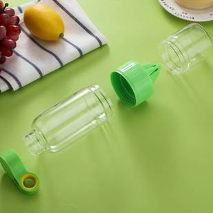 柠檬杯塑料果汁杯创意男女耐热随手水杯学生便携榨汁塑料杯子