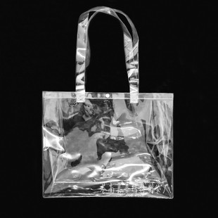 pvc透明塑料手提袋子跨肩防水沙滩，公路系列痛包保护套网红软胶袋