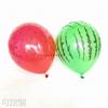 红色西瓜籽绿色西瓜乳胶气球 12寸2.8克五面印花儿童玩具汽球