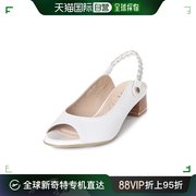韩国直邮tandy高帮鞋，(乐天百货店，)女性凉鞋721063白色4cm
