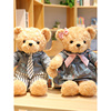 韩式情侣泰迪熊结婚熊压床(熊压床，)娃娃一对毛绒玩具儿童抱枕生日礼物男女
