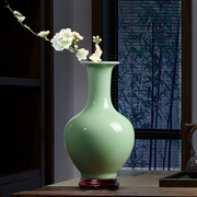 景德镇陶瓷器花瓶插花摆件，家居酒柜装饰品，仿古中式客厅落地工艺品