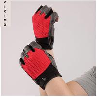 品牌款男士户外骑行半指手套，韩版夏季防滑短指户外运动健身手套