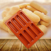 手指饼干模具耐高温烤箱，家用硅胶做蒸香肠闪电，泡芙烘焙长条磨具