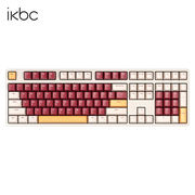 ikbc深空灰键盘机械键盘无线机械，键盘樱桃键盘，cherry机械键盘红轴