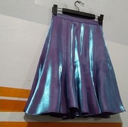 流光棉麻面料42色可以选中短裙带，打底裤腰围裙长可定制