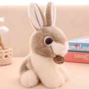 小兔子毛绒玩具仿真玩偶布娃娃，小白兔公仔可爱兔儿童女孩生日礼物