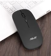 华硕无线鼠标 静音可充电USB联想笔记本电脑台式机通用办公光电