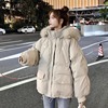 2-300斤胖mm大码女装，连帽加厚棉衣棉服冬季韩版休闲保暖外套