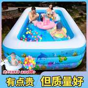室内小孩超大户外大型水池婴儿家庭游泳桶儿童游泳池充气加厚家用