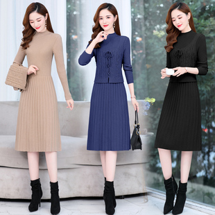 中年少妇女装连衣裙时尚韩版25至30-35-40到45岁年轻妈妈秋季裙子