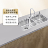 科勒双槽洗菜盆不锈钢304加厚厨房水槽日式洗菜池家用洗碗槽29789
