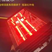 汽车烤漆房短波红外线烤灯加热管1000W 喷漆手持双排烘干发热灯管