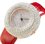2023手表时尚潮流女性手表 满钻镶嵌石英皮带表