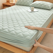 A类全棉夹棉加厚床笠单件防滑席梦思床垫保护套纯棉抗菌床罩