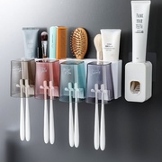 卫生间牙刷置物架网红牙刷，架牙刷杯子，刷牙杯套装壁挂免打孔漱口杯