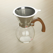 一屋窑滴漏式手冲玻璃咖啡壶多功能家用不锈钢摩卡咖啡壶懒人套装