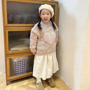 儿童裙公主裙中长裙冬季加绒加厚半身裙韩版2023冬季年服