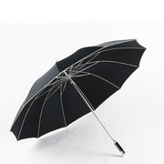自动雨伞酒店商务伞长柄碳纤维超大铝合金伞超轻双人广告雨伞订制