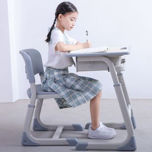 学校同款小学生书桌家用儿童学习桌写字桌椅男孩小孩作业课桌套装