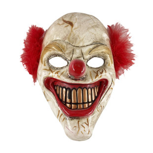 节日舞会派对聚会面具装饰品复古做旧小丑面具愚人节整蛊吓人面具