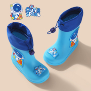 儿童雨靴男童女童水鞋幼儿园宝宝，小学生防水防滑胶鞋女款小孩雨鞋