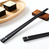 创意合金公筷筷子尖头快子单双装家用情侣餐具复古家庭寿司长筷子