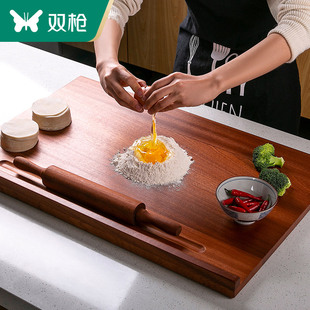 双乌檀木擀面板菜板实木面板，家用和面板，揉面案板大号饺子面食