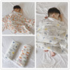 ins婴儿竹棉双层纱布包巾夏季薄款竹纤维新生儿用品抱被宝宝盖毯
