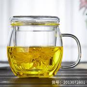 泡菊花茶的玻璃杯透明平底杯子可加热小青柑，专用杯喝水茶杯茶楼