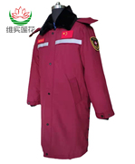 中国卫生疾控中心疫情防控加长款羽绒摇粒绒棉内胆冲锋衣