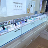 手机柜台展示转角柜靠墙，烤漆柜商用珠宝，玻璃柜手机店展示柜台