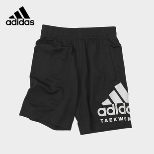 Adidas阿迪达斯儿童短裤2024夏季男女大童装运动篮球五分裤子