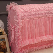 好梦连连韩式公主蕾丝夹棉床，头套床头罩防尘罩，皮床拆洗布艺18m棉