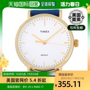 timexfairfield金色调(金色调，)手表tw2p91900多美国奥莱直发