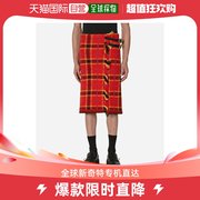 香港直邮潮奢 CORMIO 男士Eve 做工精细羊毛红色半身裙
