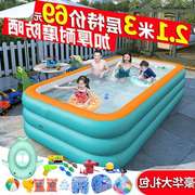 大型充气泳池家用儿童游泳池，可折叠加厚加大号到岁成人婴儿水池