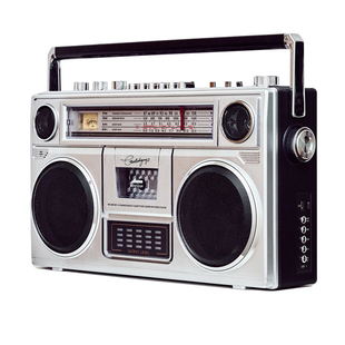 金业立体声复古磁带机80年代录音机U盘插卡蓝牙音箱四波段收音机