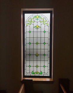 教堂玻璃贴膜 阳台窗户移门防晒卫生间不透明彩色磨砂装饰贴纸