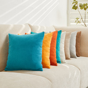 防水纯色抱枕套不含芯，客厅靠垫套沙发，靠背靠枕套罩高级感定制