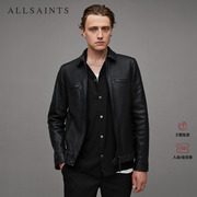 allsaints男士时尚羊皮衣，luck真皮夹克，外套春季款ml033z