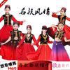 儿童少数民族小小古丽演出服装，女童新疆舞服男孩维吾尔族哈萨克舞