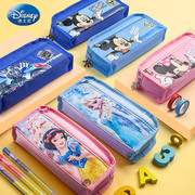 迪士尼帆布动漫笔袋可爱卡通，男女小学生文具盒大容量学生奖品