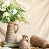 七茉法式复古陶瓷花瓶，做旧花器乡村文艺陶罐，摆件家居装饰品