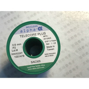 进口ALPHA美国进口阿尔法焊锡丝 SAC305 0.6mm