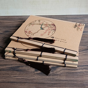 中国风线装手工本空白内页古风学生用品笔记本记事本国画风格复古