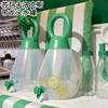 ikea宜家国内苏玛夫洛克斯带龙头水罐透明亮绿色冷水壶
