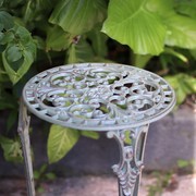销美式花园铸铁花架小圆凳做旧花台花凳庭院阳台双层绿植花盆