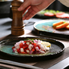 东荣陶瓷西餐盘子牛排盘平盘浅盘，餐厅用艺术，餐具甜品盘托盘早餐盘